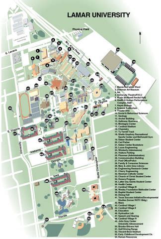 lamar university map